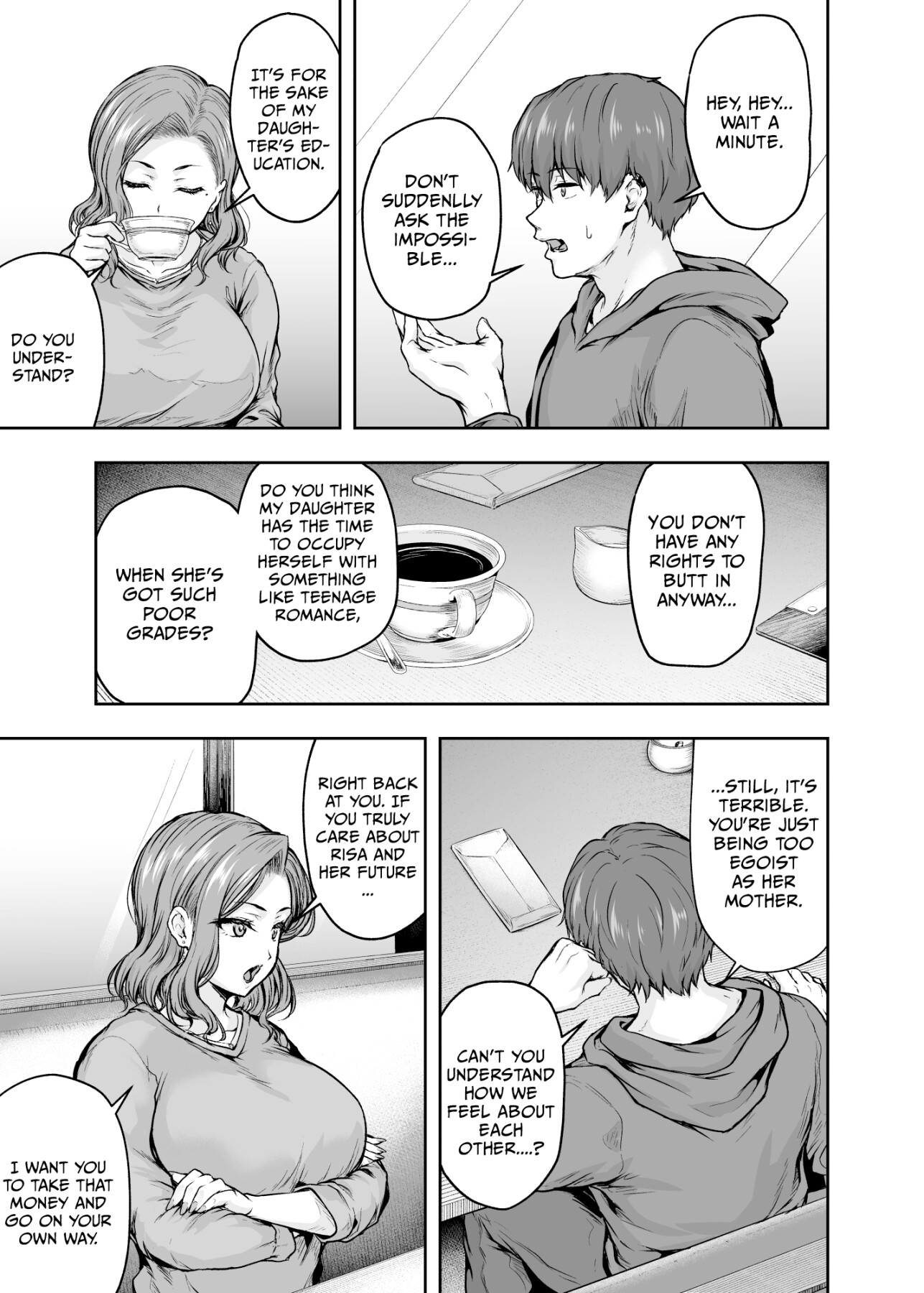 Hentai Manga Comic-Mom's obsessed with her Daughter's Boyfriend 1-Read-26